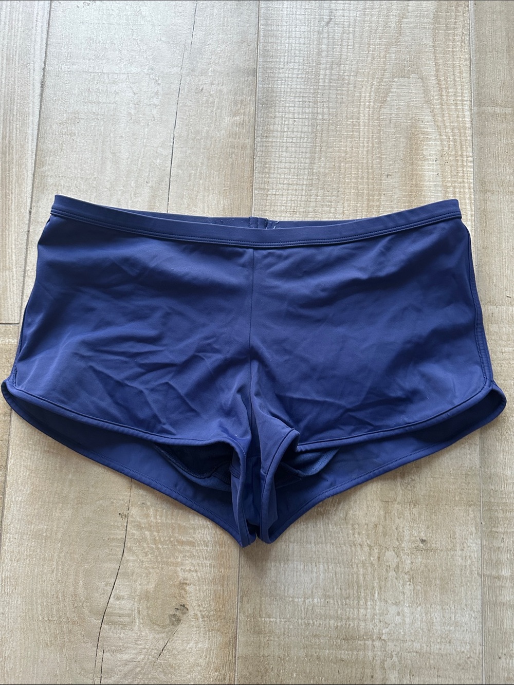 Boden Navy Blue Rash Guard Swim Shorts